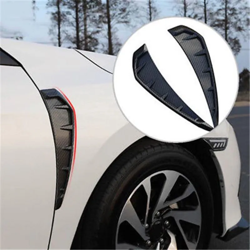 

Side Marker Air Flow Side Fender Air Wing Vent Body Cover Sticker Trim for Honda Civic 2016 To 2018 Car Accessories Car Styling