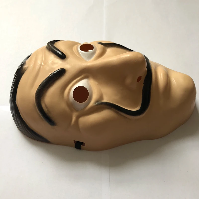 10 шт./лот Dali маска для хеллоуина и карнавала вечерние забавные инструменты бумажный дом La Каса де Papel дали пластиковая маска