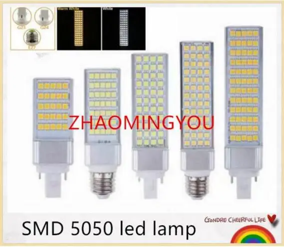 Светодиодная лампа кукуруза SMD 5050 180 светодиодов 7 Вт 9 12 13 15 16 E27 G24 G23|g23 led bulb|led corn