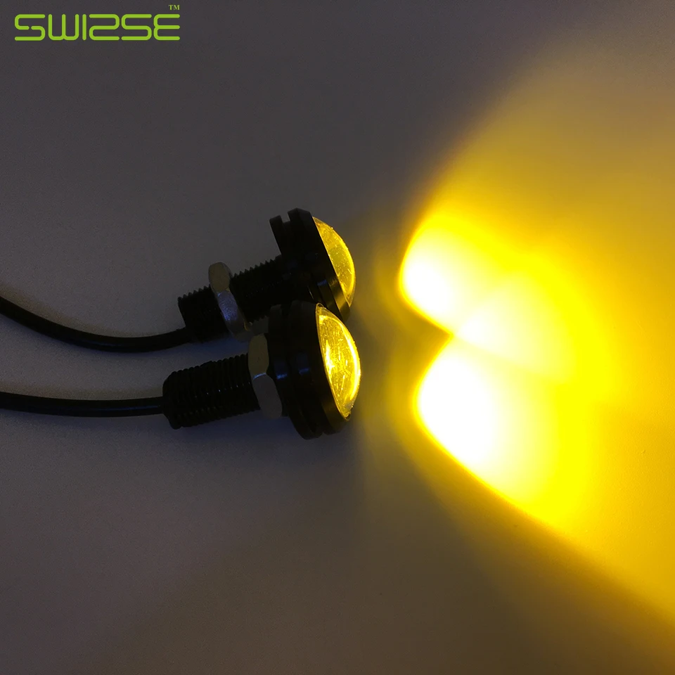 

2Pcs/lot High Brightness Eagle Eye Lamp 18MM&23MM Universal Car DRL LED Daytime Running Light IP68 Waterproof Daytime Car Light