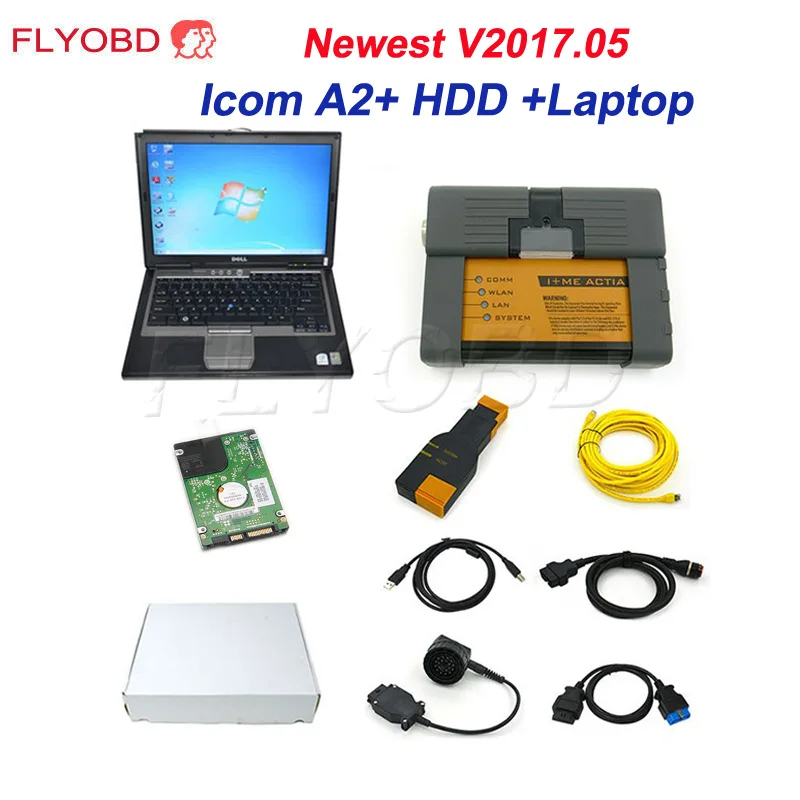 

For BMW ICOM A2+B+C Diagnostic & Programming Tool with HDD 2019-03 Software and Laptop D630 Cf19 with Expert model ista 4.15.12