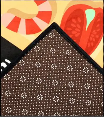 40X60+ 40X120 см/комплект Non-slip Кухня коврик еда печатных входной Коврик для прихожей ковер гостиная; зал athroom ковер 2 шт. в комплекте