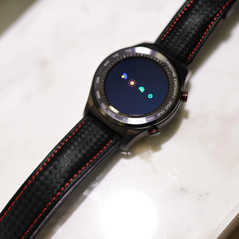 Ремешок для часов Huawei Watch 2Pro кожаный браслет из углеродного волокна Samsung Gear S3 Huami