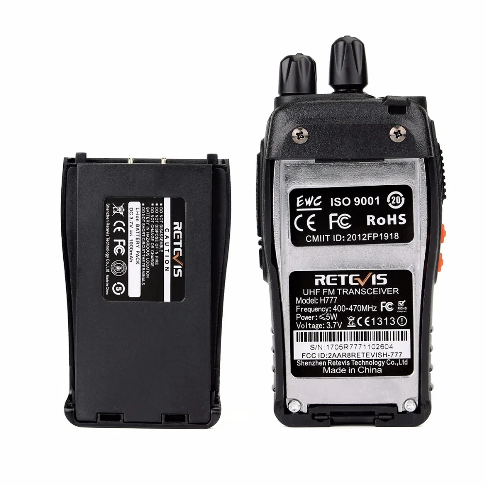 1 Pair Portable Radio Retevis H777 Walkie Talkie 5W 16CH UHF 400-470MHz Two Way Radio Communicator Interphone  Moscow Local Ship 1 Pair Portable Radio Retevis H777 Walkie Talkie 5W 16CH UHF 400-470MHz Two Way Radio Communicator Interphone  Moscow Local Ship