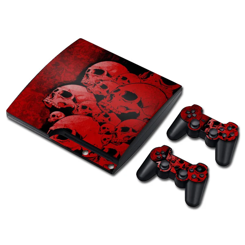 

Hot video game vinyl skin sticker cover for Sony playstation3 slim for PS3 Slim