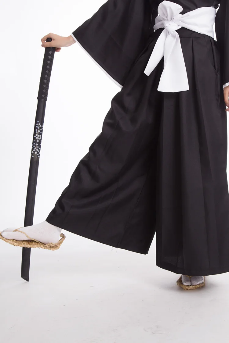 Кимоно Shinigami в японском стиле костюм унисекс для косплея топ и штаны|unisex top|kimono