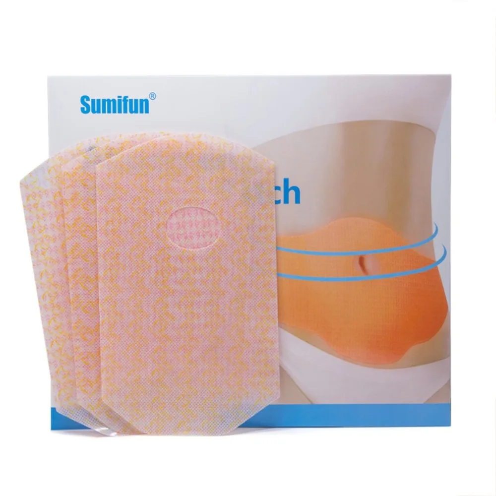 

5pcs/box Abdomen Slimming Wonder Patch Thin Paste Stickers Affixed Lazy Cuba Navel Cream Sleep Patch Weight Loss Slim Sticker