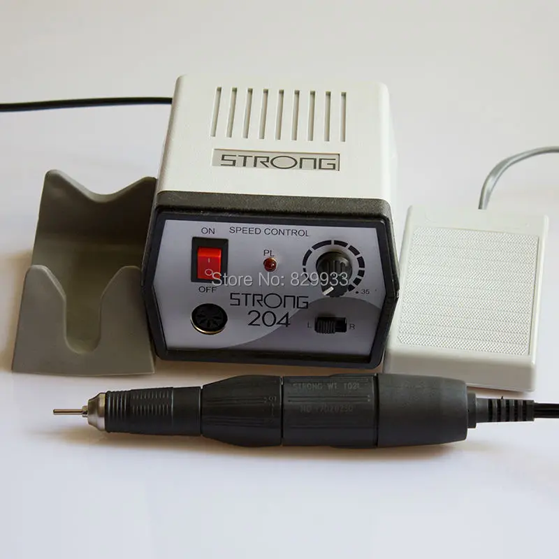 Laboratório de Prótese Casca de Ovo Liga de Escultura Dentária Pedra Madeira Morrer Pedras Preciosas Polimento Dremel Moagem Forte 204 Micromotor Equipamentos 35000 Rpm