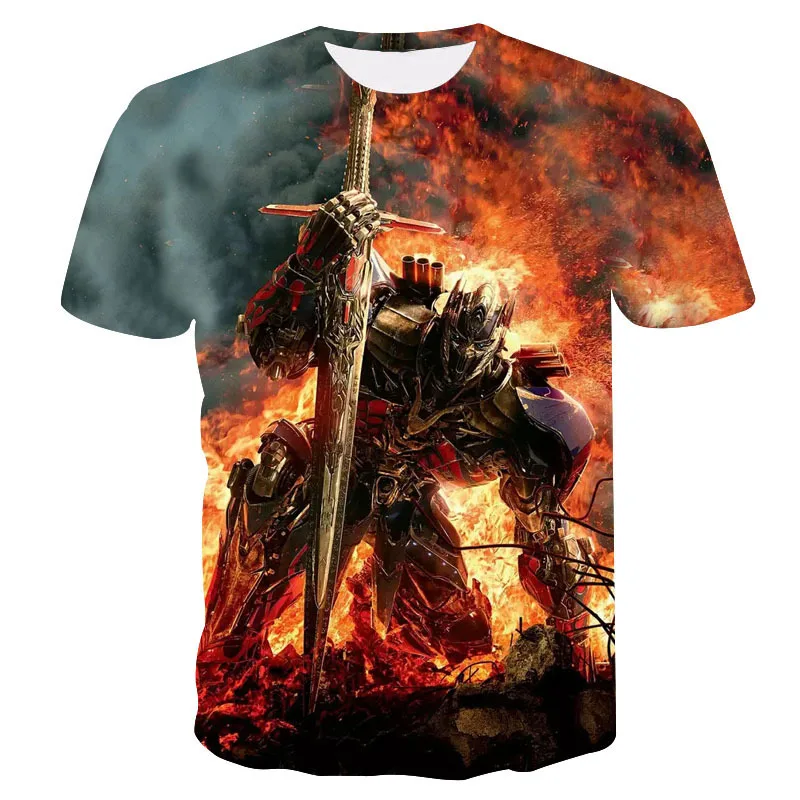 Hot film transformers character 3d printed t shirt men clothing XXXTENTCAION Summer men women O-neck casual 3d tshirt Top shirt
