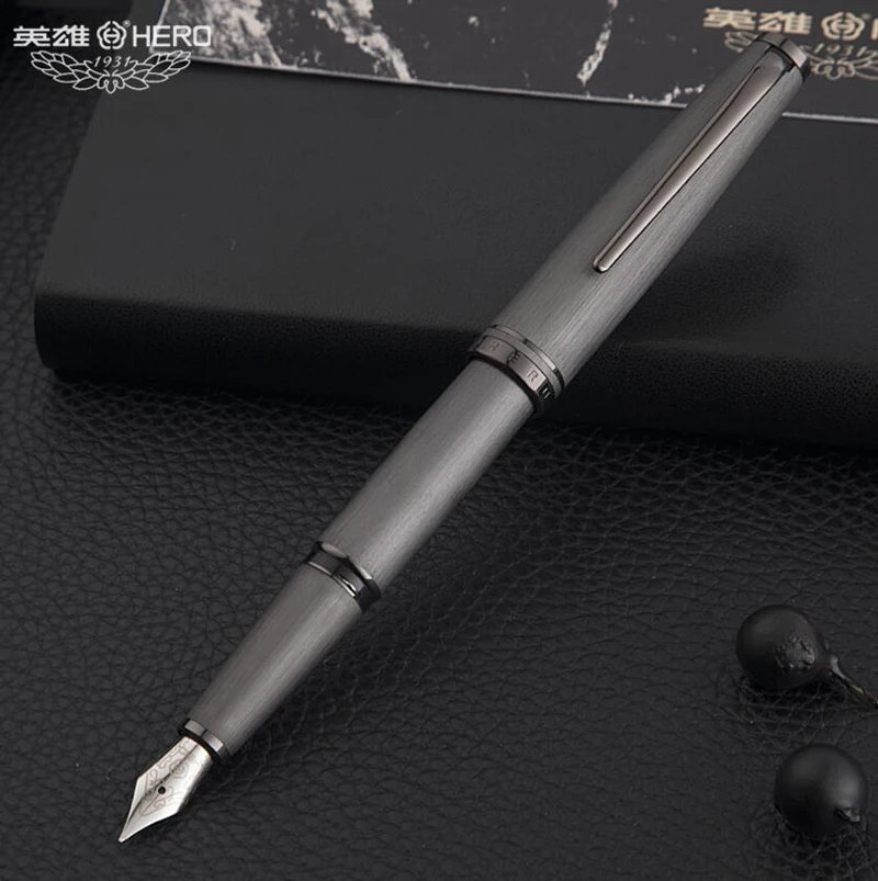 

Free Shipping Fashion Design Hero 981 Luxury Fountain Ink Pen Nice Quality Business Executive Fast Writing Brand Pen