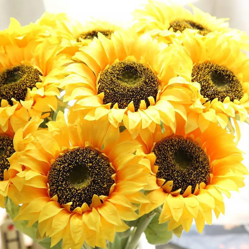 

Artificial flower sunflower home decoration wedding decoration fake flowers