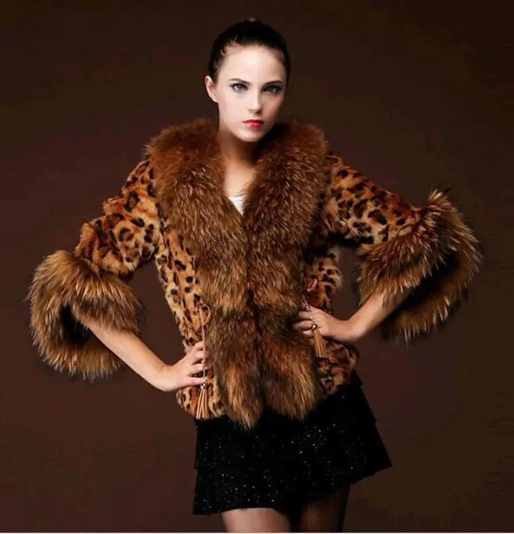 Popular Leopard Print Fur Coat-Buy Cheap Leopard Print Fur Coat lots ...