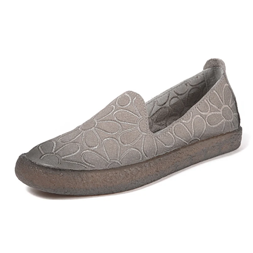 white Genuino Oxford Suave Transpirable Mocasines Étnico Mujeres Zapatos Flor Black De Mujer Z 2018 Vaca Primavera Casuales Cuero Piel fp0HU