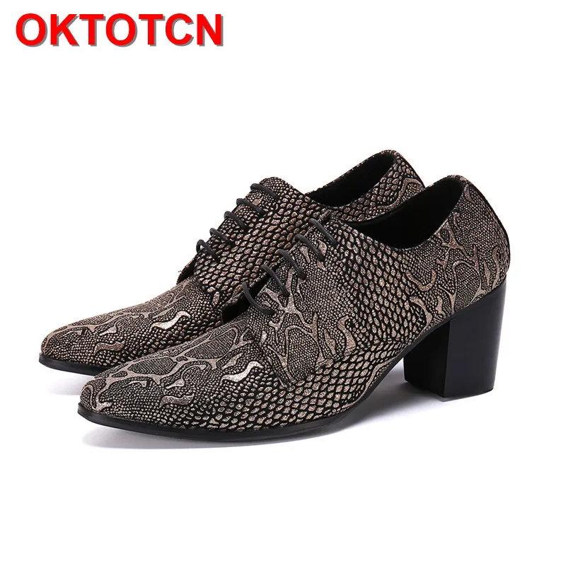 chaussure homme talon large