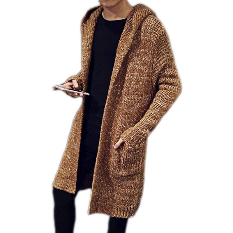 Sweater male winter long cardigans male mens sweaters 2018 christmas jumper for men winter warm sweaters for men KK2712