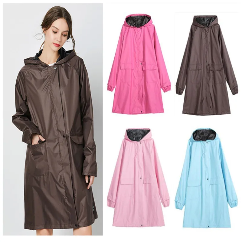 

long Raincoats women Men poncho waterproof,Outdoors Rain Ponchos Coat Jackets Female Chubasqueros Impermeables Mujer big size