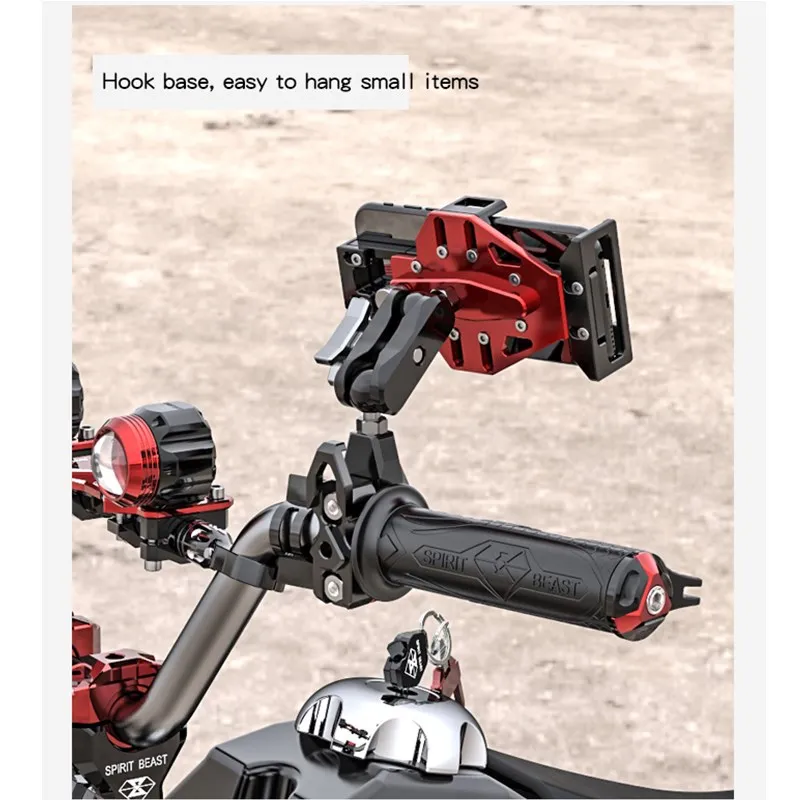 GEIST BEAST Motorrad Zubehör Telefon Rahmen Halterung Auto Telefon Stehen Montieren Reise Outdoor A