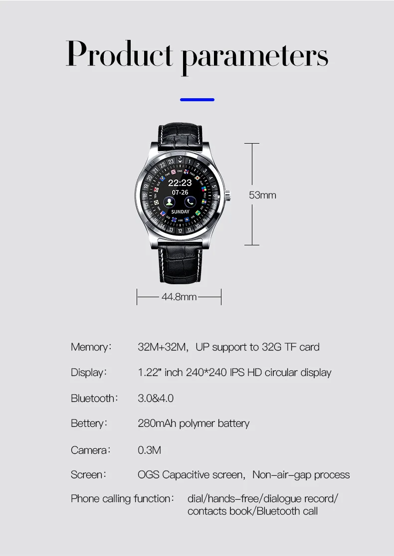 MNWT брендовые роскошные мужские Смарт-часы с Bluetooth, новые мужские часы Q912 с функцией стрельбы, умные часы с поддержкой sim-карты TF для IOS Android