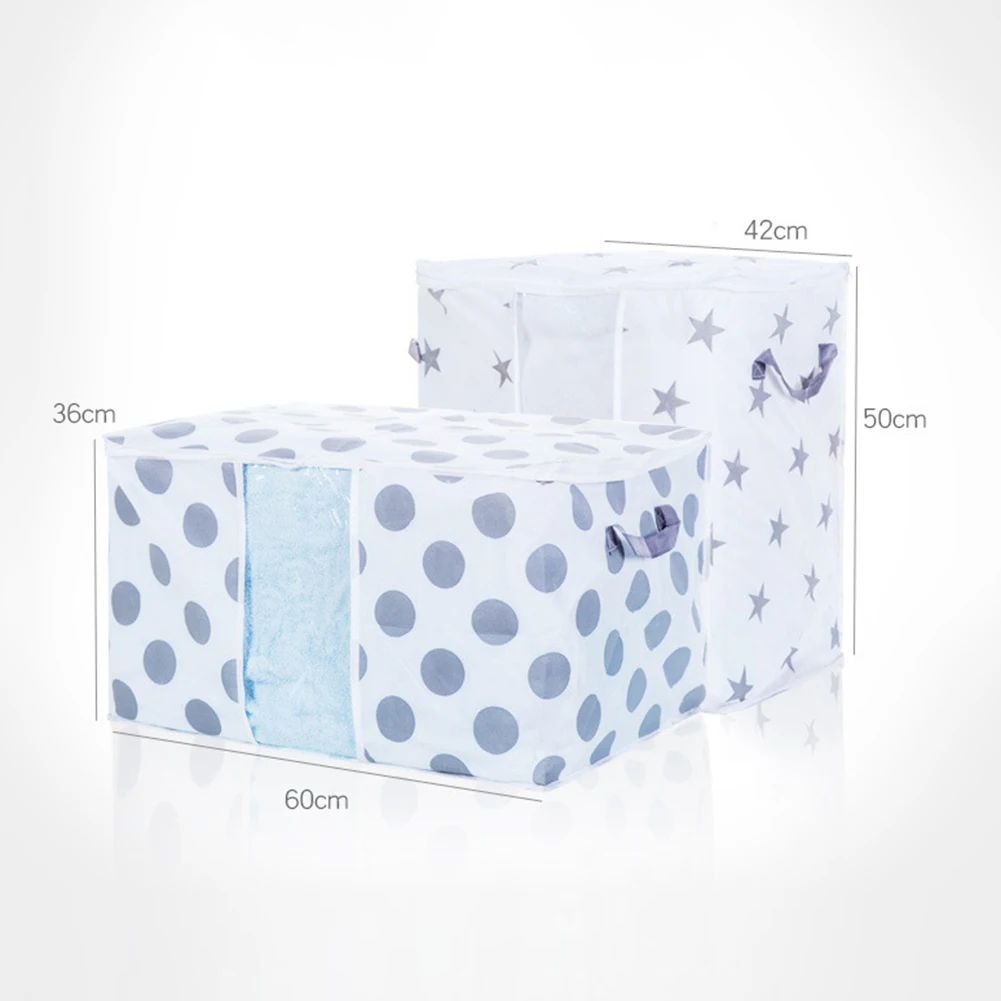 جديد غير نسيج محيك المحمولة حقيبة التخزين للملابس المنظم 60*43*36 Cm للطي خزانة المنظم الوسائد بطانية