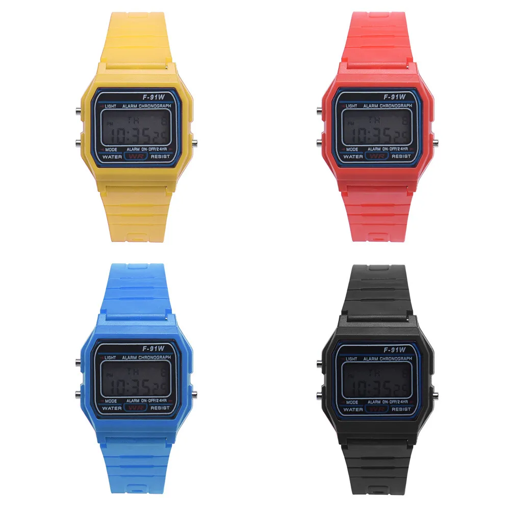 

Rubber Strap Children Watch boys Girls LED Digital Quartz Sport Fashion Waterproof Watch Watches Child Kids Sports Clock Gift