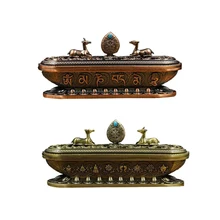 2 шт. античный сплав Подставка для ароматических палочек горелка курильница коробка для хранения золоуловитель домашний декор