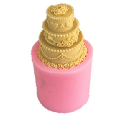 3 Layer Cake Candle Mold Silicone Soap Mold Candle Mould Candle Making Mold