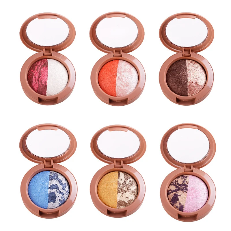 Выпекать тени Peach blossom макияж грейпфрут длительный естественный orange порошок для