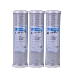 Filtre à eau à charbon actif 10 pouces, 1 pièce, cartouche de remplacement, purificateur, bloc CTO, filtre à charbon, purifie l'eau 