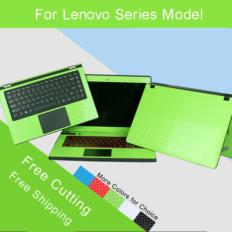 Laptop Sticker Skins For Lenovo Series Personality Free Cutting Pure Color Protective Notebook Decal Vinyl Case Stickers