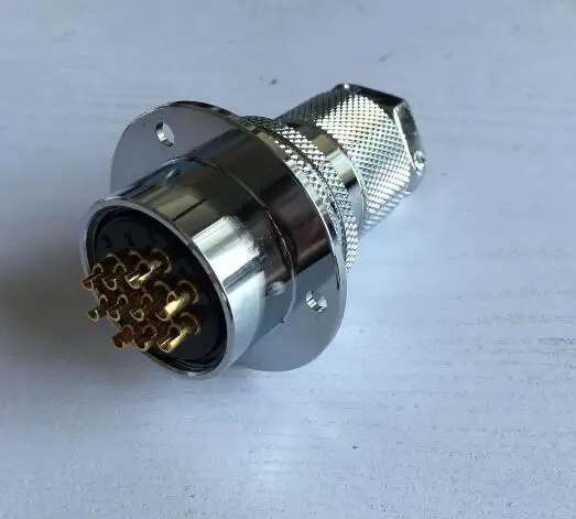 Flange Aviation plug Ham Radio 30mm Panel Mount GX30 2Pin Waterproof Connector