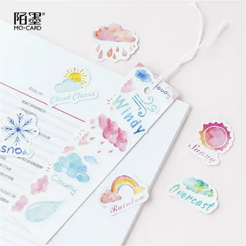 

45pcs/pack w16 Stationery climate Pattern Diary Creative Cute Halloween Notebook Diary