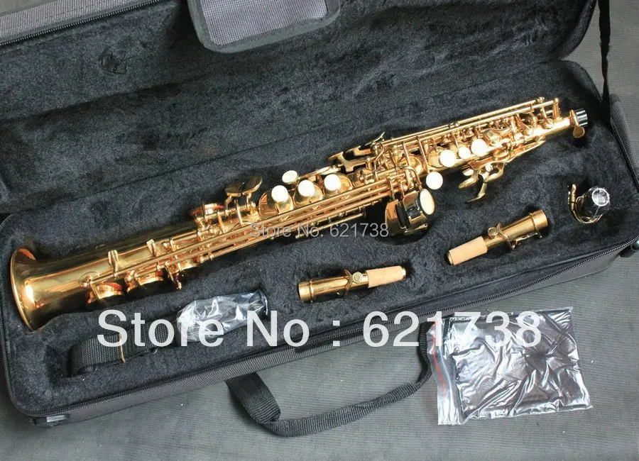 Wholesale best New Arrival 475 sax Golden Soprano Saxophone High Cheap