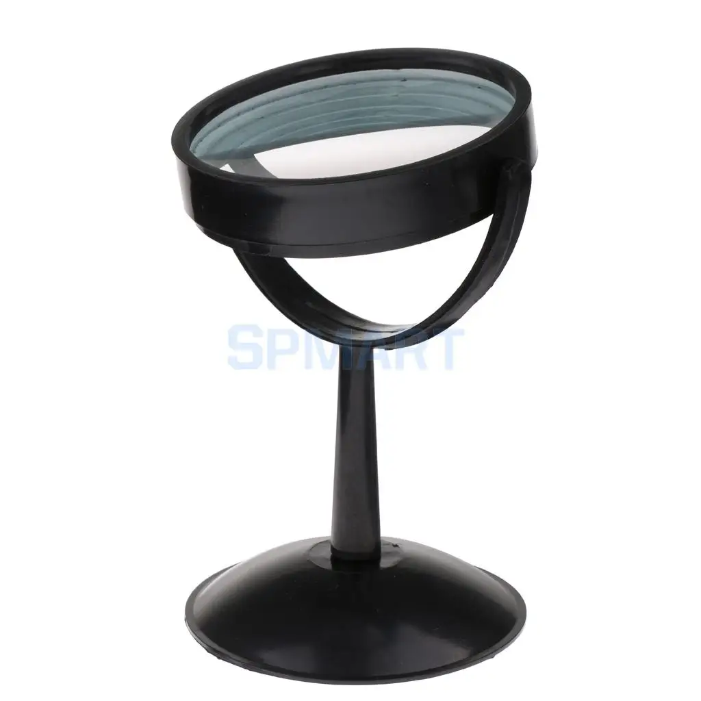 10cm Optical Focal Concave Lens Mirror with Stand Set for Lab Physical Teaching Experiment Tool Science Toy