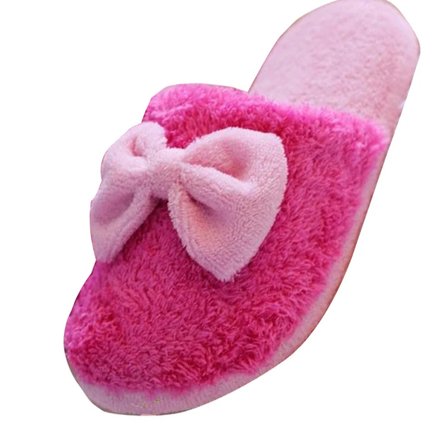 Aliexpress.com : Buy Winter Cute Women Cotton Slippers Lovely Rosette ...