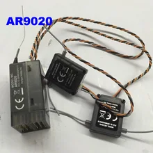 AR9020 9CH RC Receiver W/ 2pcs Satellite Remote Extension SPMA R8000 DX9 DX8 DX6I Radio for helicopter Quadcopters receiver