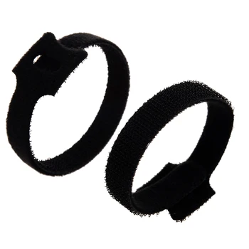 

High Quality Pack of 100 Reusable Nylon Strap Cable Ties adhesive backed