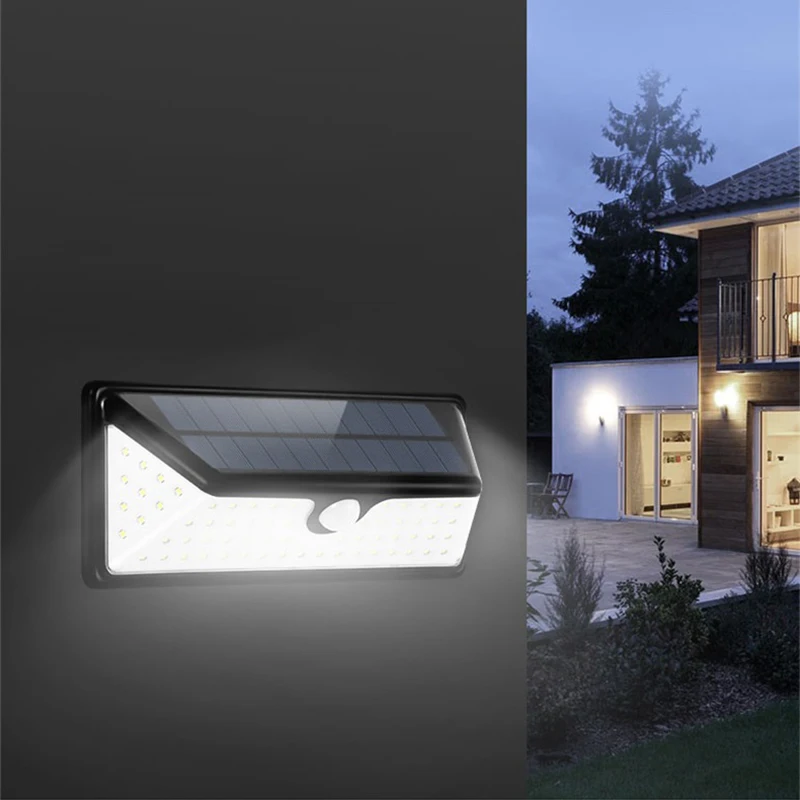

Solar Light 73 LEDs PIR Motion Sensor Wall Light Outdoor Led Solar Lights Waterproof IP65 Energy Saving Street Garden Lamp