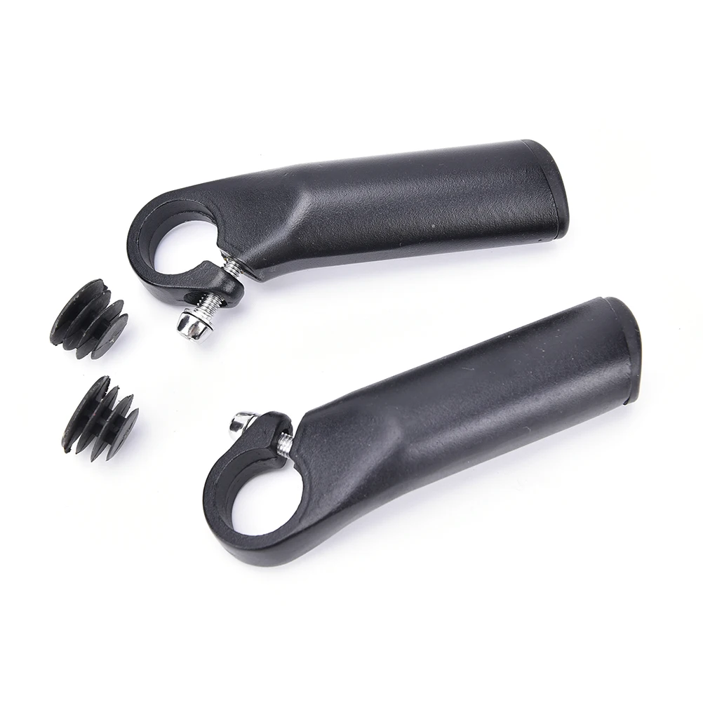2pcs Black Aluminum Auxiliary Riding Horn Rest Handlebar