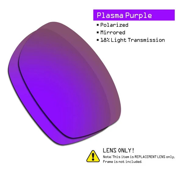 SmartVLT поляризованные Сменные линзы для солнцезащитных очков в квадрате Оукли Юпитер-несколько вариантов - Цвет линз: Purple-ShieldCoat