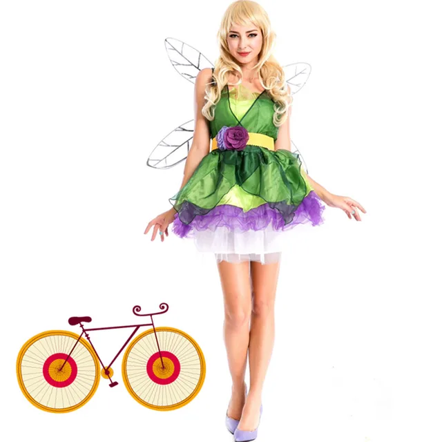 wonderful fairy princess dress green halloween costume party queen plus size fairy costume