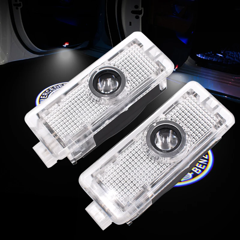 

For Mercedes Benz CLA CLSCLA200 CLA220 CLA260 CLS LED Welcome Light Car Door Logo Projector Laser Ghost Shadow car Lamp light