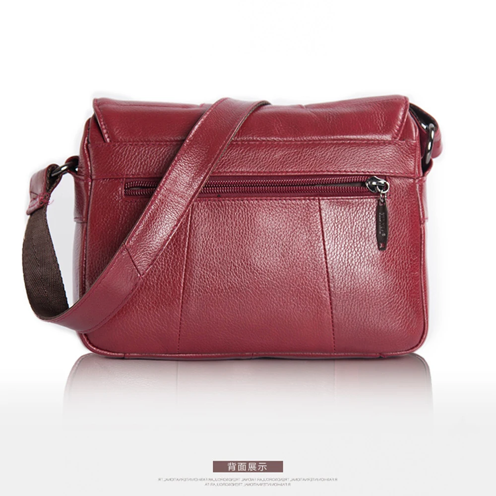  GOLD CORAL Genuine Leather Ladies Luxury Shoulder Bags Women's Handbag Female Messenger Bag Fashion