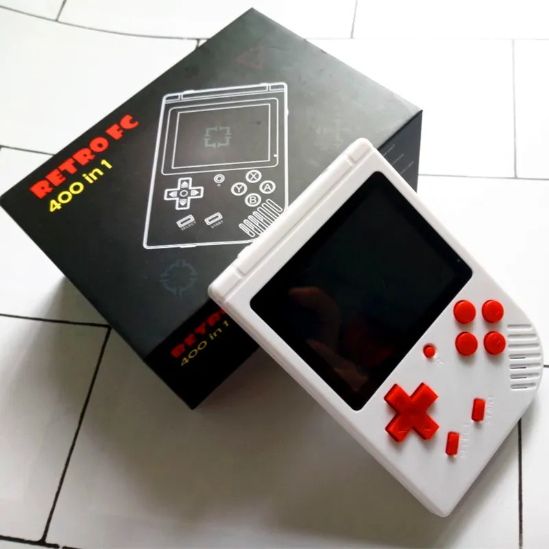 

New version built-in 400 games Mini Handheld Game Player supprot AV out Portable Game Console Classic Gaming Player