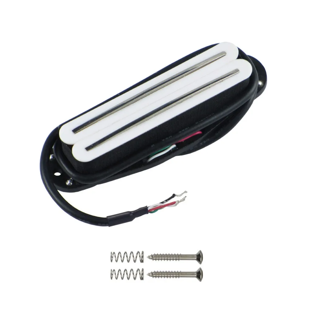 Dual Heiß Schiene Mini Humbucker ST Gitarre Pickup Geräuscharm für Strat Gitarre