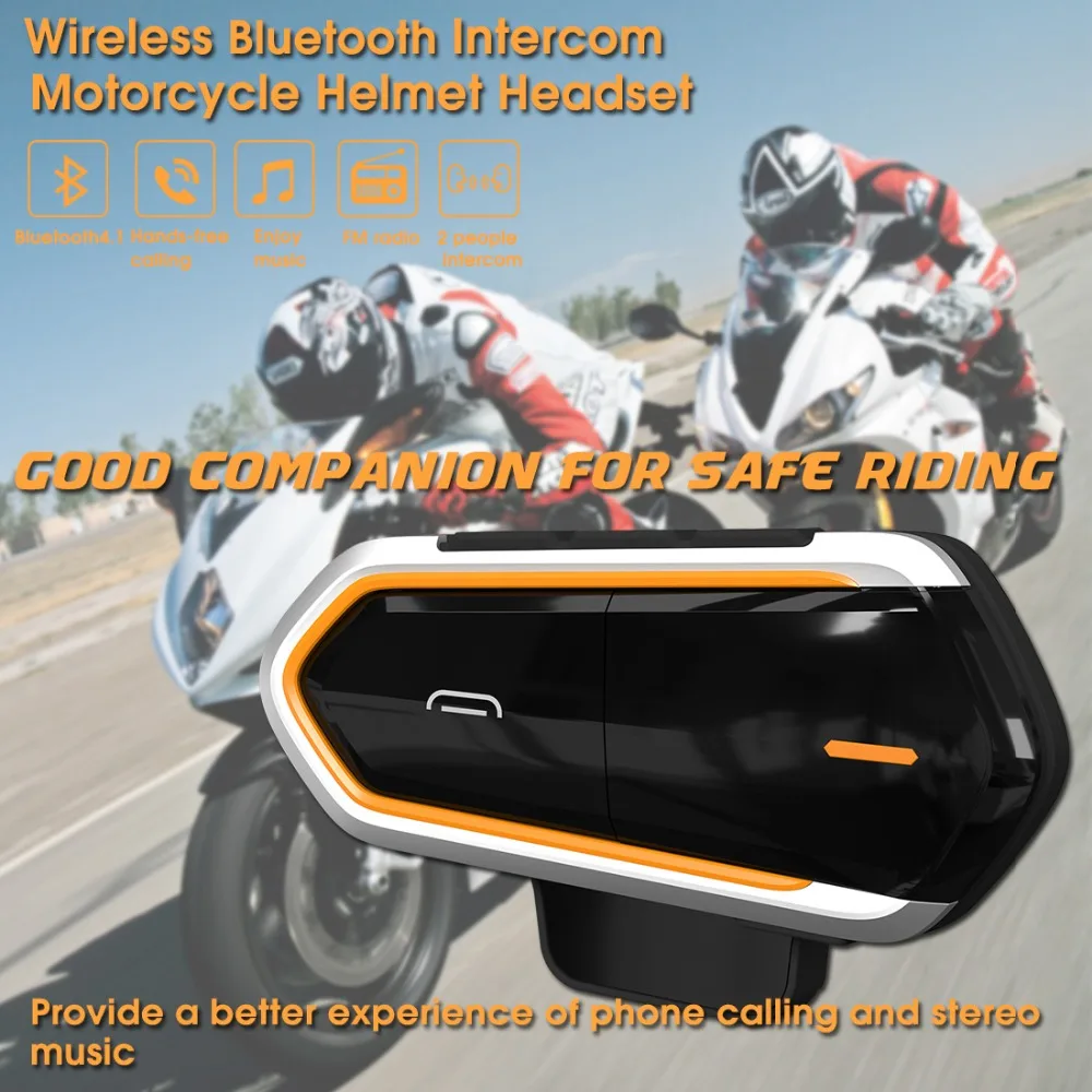 E5688 Bluetooth Motorcycle Helmet Headset (2)