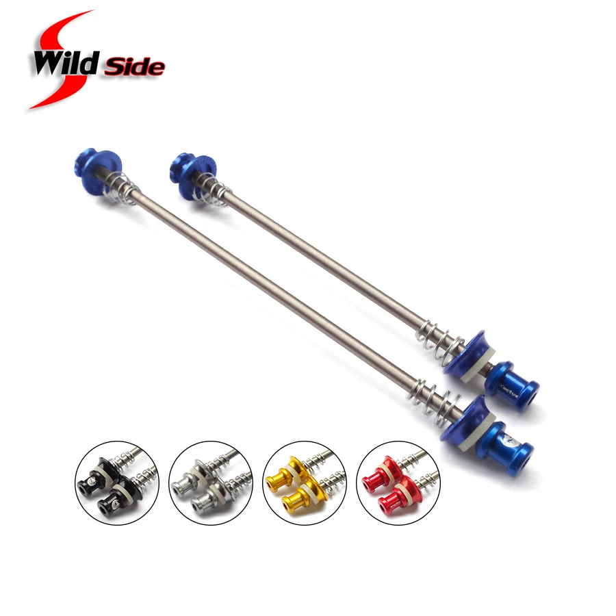 Details about / Pair Quick Release 100//135mm Hub Axle MTB Road Bike Bicycle QR Skewer Titanium