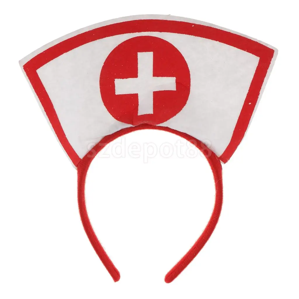 Nurse Doctor Headband Girls Woman Hairband Fancy Dress Costume Hen