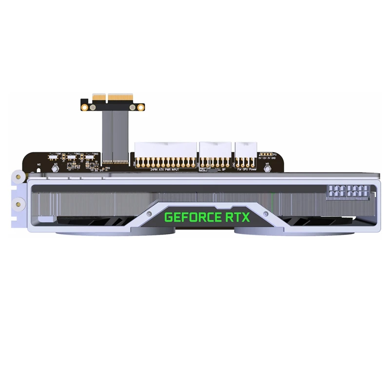PCIe x16 для M.2 NVMe Удлинительный Кабель адаптер 16x PCI Express кабели eGPU NUC/ITX/STX/Тетрадь