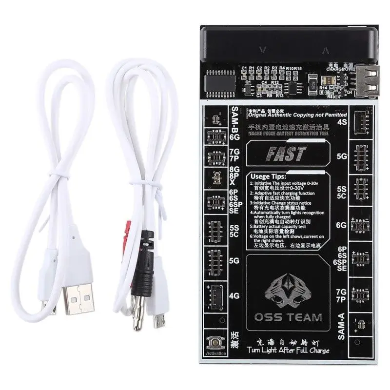

Universal Phone Battery Fast Charging and Activation Board for iPhone 4-X Samsung 0-30V 0-5A Repair Tool Set
