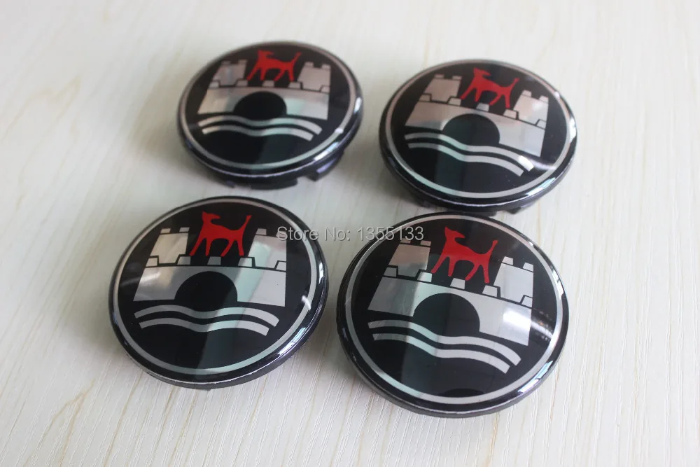 Buy 4pcs 65mm VW Wolfsburg Wheel Center Hub Caps 3B7
